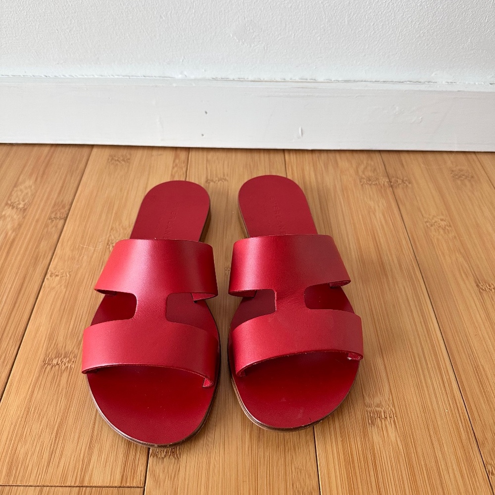 Everlane Red Sandals